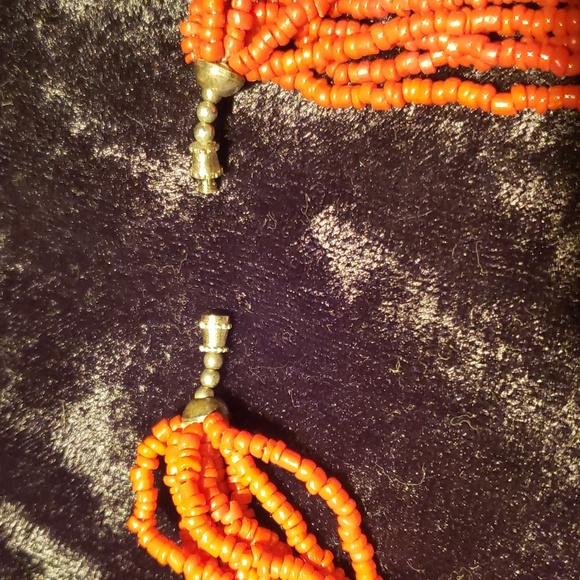 Silpada 10 Strand Red Coral Necklace - Picture 3 of 3